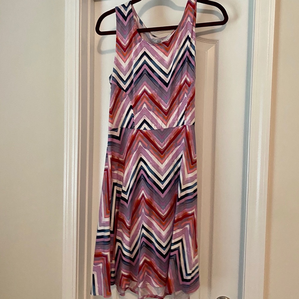 Pretty multicolored print sundress